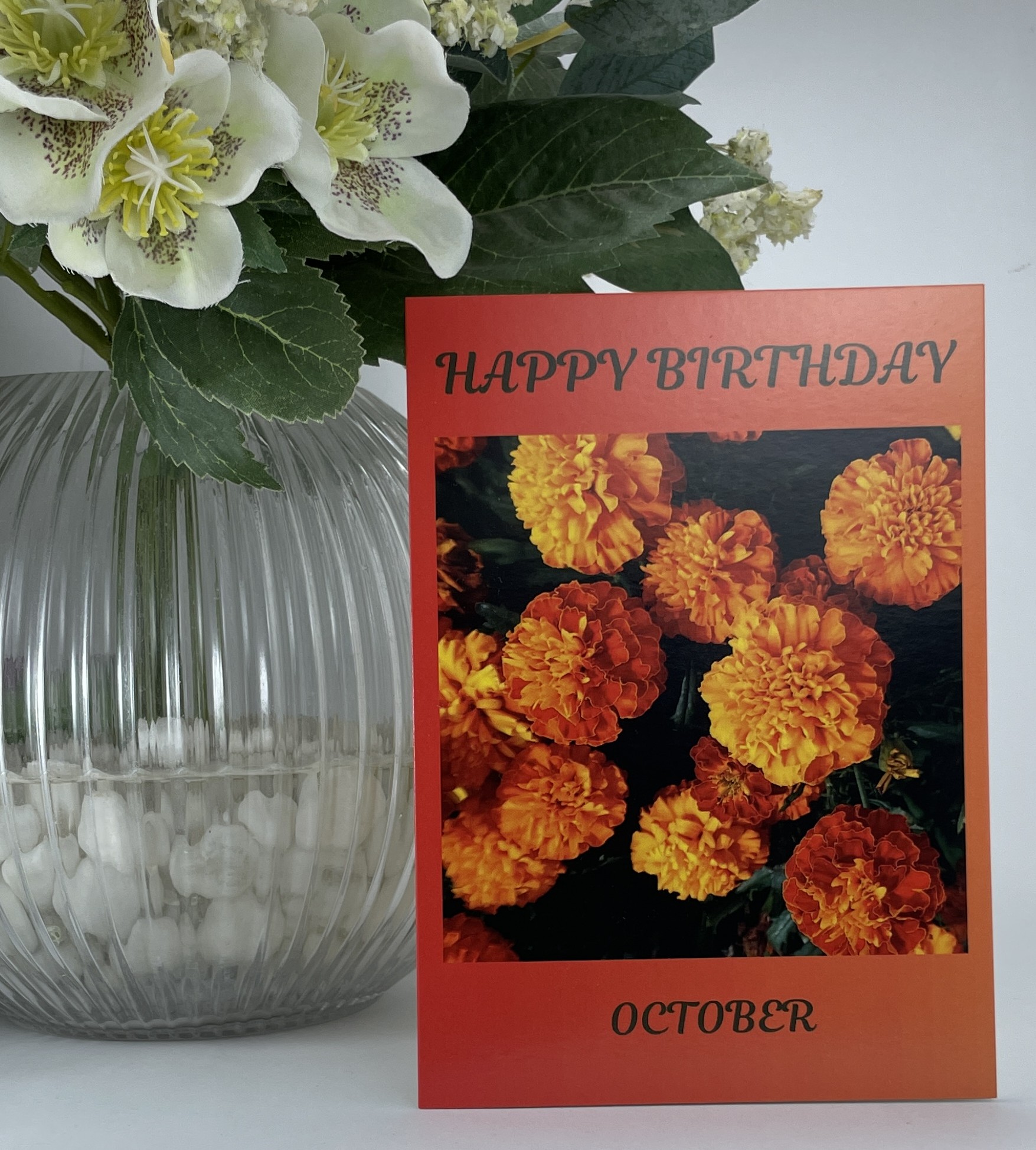 October Birth Flower Card - Image 2